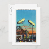 Aussicht auf die Loop-o-Flugzeug-Fahrt Nr. 1 Postkarte (Vorne/Hinten)