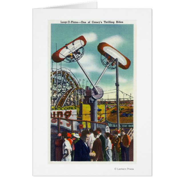 Aussicht auf die Loop-o-Flugzeug-Fahrt Nr. 2 (Vorne)