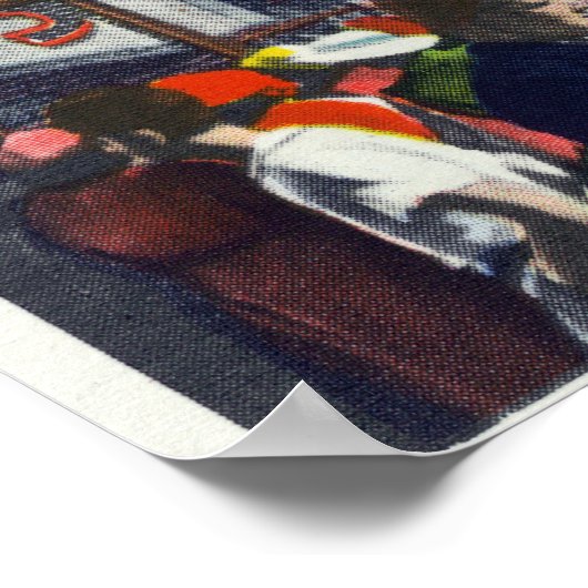 Aussicht auf die Loop-o-Flugzeug-Fahrt Nr. 2 Poster (Ecke)