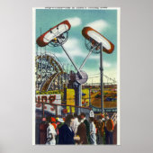 Aussicht auf die Loop-o-Flugzeug-Fahrt Nr. 2 Poster (Vorne)