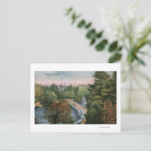 Aussicht auf die Luna Island Bridge Postkarte (Stehend Vorderseite)