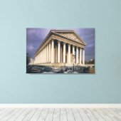 Aussicht auf die Madeleine-Fassade Leinwanddruck (Insitu (Holzboden))