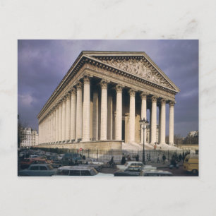 Aussicht auf die Madeleine-Fassade Postkarte