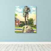 Aussicht auf die Massasoit Statue Nr. 2 Leinwanddruck (Insitu (Holzboden))