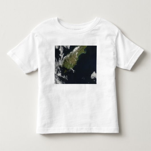 Aussicht auf die meisten südlichen Inseln Neuseela Kleinkind T-shirt (Vorderseite)