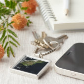 Aussicht auf die meisten südlichen Inseln Neuseela Schlüsselanhänger (Seite)