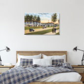 Aussicht auf die Menagerie des Wald Park Leinwanddruck (Insitu (Schlafzimmer))