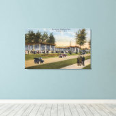 Aussicht auf die Menagerie des Wald Park Leinwanddruck (Insitu (Holzboden))