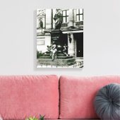 Aussicht auf die Mendelssohn-Statue Leinwanddruck (Insitu (Wohnzimmer))
