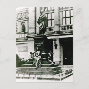 Aussicht auf die Mendelssohn-Statue Postkarte