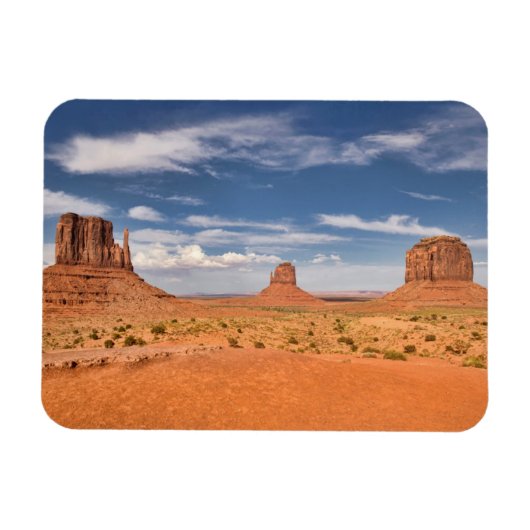Aussicht auf die Mitten, Monumentaltal Magnet (Horizontal)