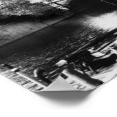 Aussicht auf die Moltke-Brücke Poster (Ecke)