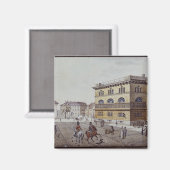 Aussicht auf die Münze, Berlin Magnet (Vorderseite/Rückseite)