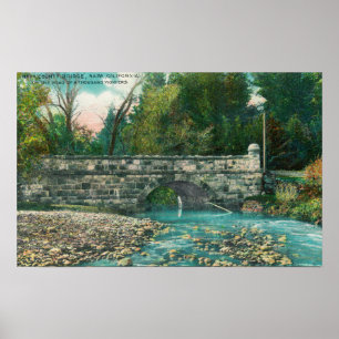 Aussicht auf die Napa-Landkreis-BrückeNapa, CA Poster