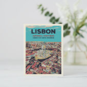 Aussicht auf die Nationale Pantheon-Illustration v Postkarte (Stehend Vorderseite)