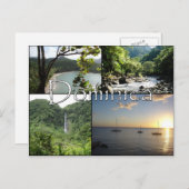 Aussicht auf die Nature Isle Post Card Postkarte (Vorne/Hinten)