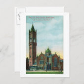 Aussicht auf die neue alte Südkirche Postkarte (Vorne/Hinten)
