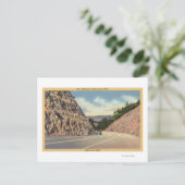 Aussicht auf die Neue Autobahn bis Santa Cruz Postkarte (Stehend Vorderseite)