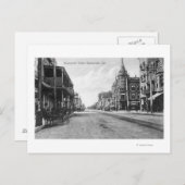 Aussicht auf die neunzehnte Straße # 2Bakersfield, Postkarte (Vorne/Hinten)