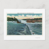 Aussicht auf die Niagarafälle von Prospect Point Postkarte (Vorderseite)