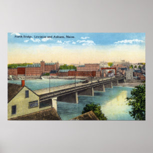 Aussicht auf die Nordbrücke Poster