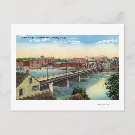 Aussicht auf die Nordbrücke Postkarte (Vorderseite)