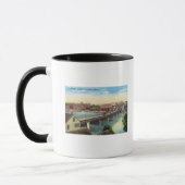 Aussicht auf die Nordbrücke Tasse (Links)
