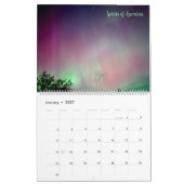 Aussicht auf die Nordlichter / eine / Kalender (Jan 2027)