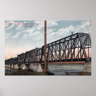 Aussicht auf die Nordpazifikbrücke Poster