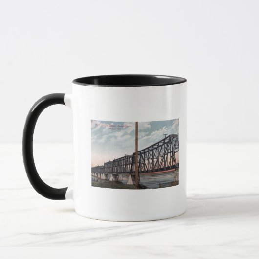 Aussicht auf die Nordpazifikbrücke Tasse (Links)