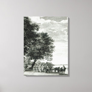 Aussicht auf die Nordseite der Virginia Leinwanddruck