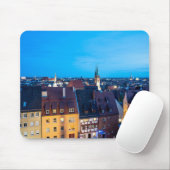 Aussicht auf die Nürnberger Altstadt in der Nacht Mousepad (Mit Mouse)