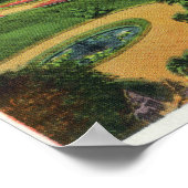 Aussicht auf die öffentlichen Gärten # 2 Poster (Ecke)