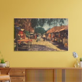 Aussicht auf die Olvera St. (El Paso de Los Angele Leinwanddruck (Insitu (Wohnzimmer))