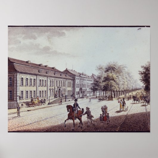 Aussicht auf die Oper, Berlin Poster (Vorne)