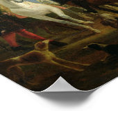 Aussicht auf die Orangerie in Versailles nach 1697 Poster (Ecke)