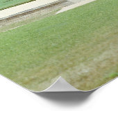 Aussicht auf die Ostfassade des Chateau de Maisons Poster (Ecke)