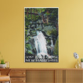 Aussicht auf die Paradiesfälle Leinwanddruck (Insitu (Wohnzimmer))