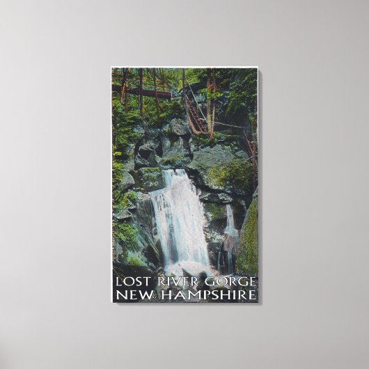 Aussicht auf die Paradiesfälle Leinwanddruck (Vorderseite)