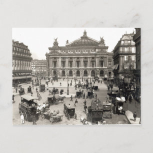 Aussicht auf die Pariser Oper, 1890-1999 Postkarte