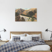 Aussicht auf die Pazifikhütte über Shasta Leinwanddruck (Insitu (Schlafzimmer))