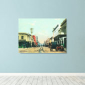 Aussicht auf die Pazifikstraße Santa Cruz, CA Leinwanddruck (Insitu (Holzboden))