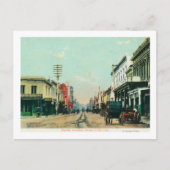 Aussicht auf die Pazifikstraße Santa Cruz, CA Postkarte (Vorderseite)