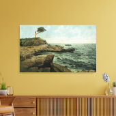 Aussicht auf die Peaks Island und den Pair Tree Leinwanddruck (Insitu (Wohnzimmer))