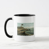 Aussicht auf die Peaks Island und den Pair Tree Tasse (Links)