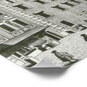 Aussicht auf die Peterskirche Poster (Ecke)