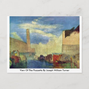 Aussicht auf die Piazzetta von Joseph William Turn Postkarte