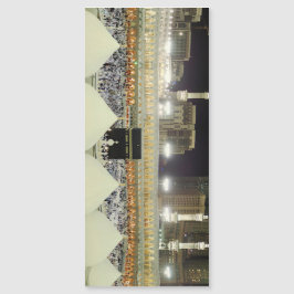 Aussicht auf die Pilger von Hajj auf der Kaaba, Me Magnetkarte