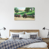 Aussicht auf die Pilgerprozession Leinwanddruck (Insitu (Schlafzimmer))