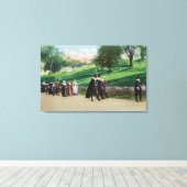 Aussicht auf die Pilgerprozession Leinwanddruck (Insitu (Holzboden))